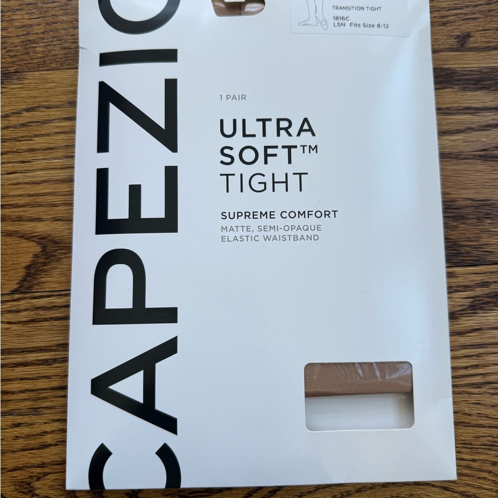 Girls Capezio Ultra Soft Transition Tight LSN Size (8-12) New